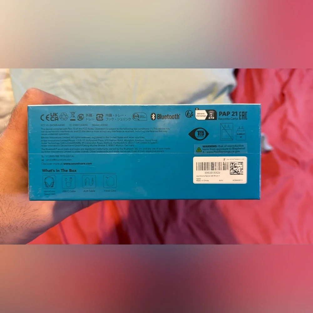 Soundcore Space Q45 Wireless Noise Cancelling Headphones - Picture 3 of 3